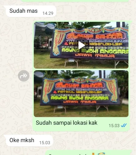 Pengiriman Papan Bunga Pematang Kragilan