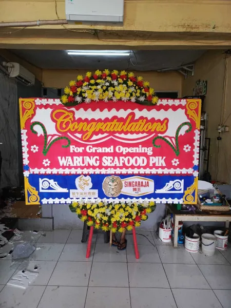 Papan Bunga Ucapan Selamat Pematang Kragilan